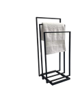 The Triple Towel Rack – Black
