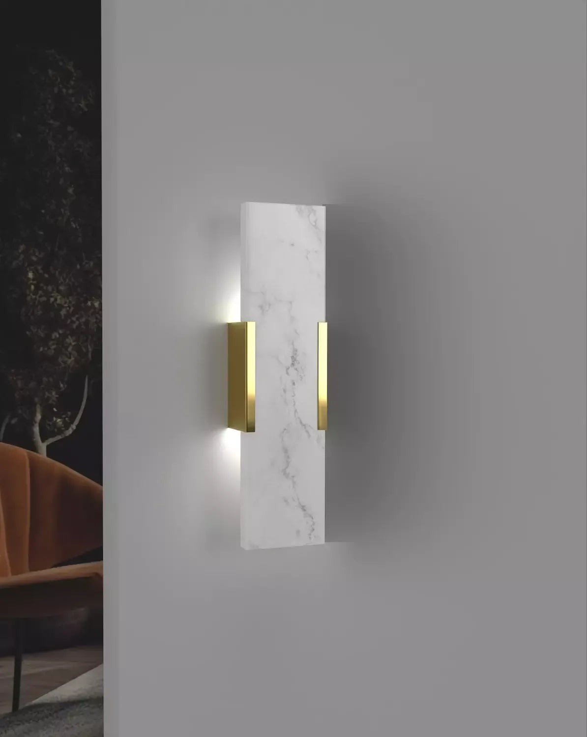 Straight Marble applique